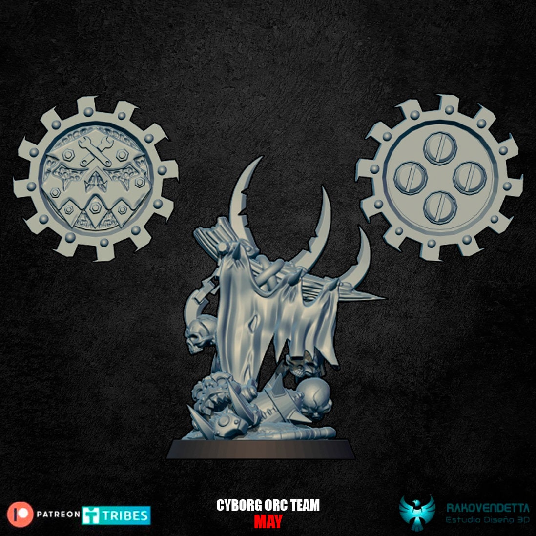 Rakovendetta Estudio Cyber Orc Fantasy Football Team