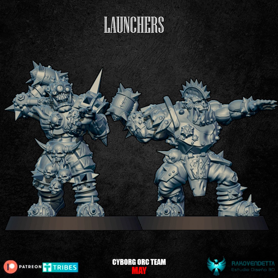 Rakovendetta Estudio Cyber Orc Fantasy Football Team