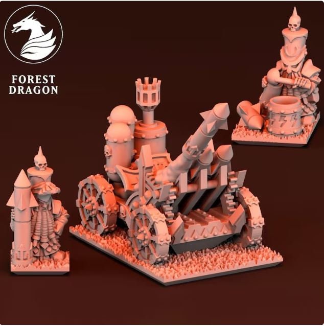 10mm Chaos Dwarf Army by Forest Dragon