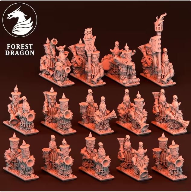 10mm Chaos Dwarf Army by Forest Dragon