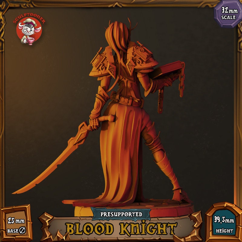 Sculptooner Warcraft Thematic Blood Knight