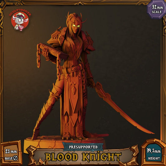Sculptooner Warcraft Thematic Blood Knight