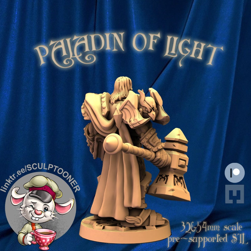 Sculptooner Warcraft Thematic Paladin of Light