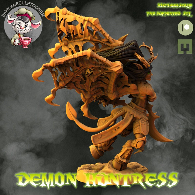 Sculptooner Warcraft Thematic Demon Huntress