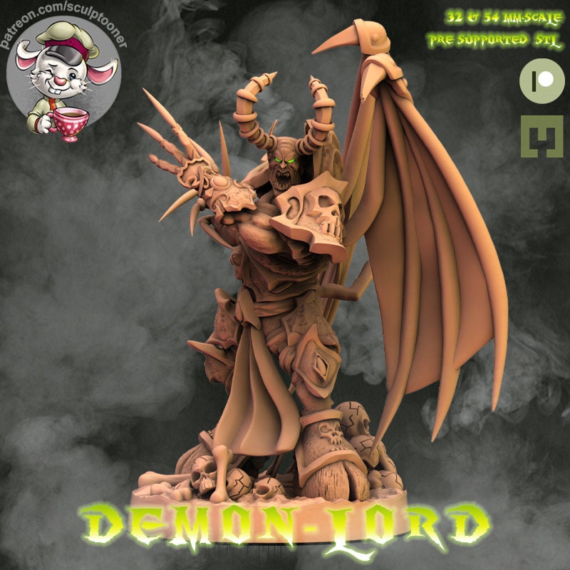 Sculptooner Warcraft Thematic Demon Lord
