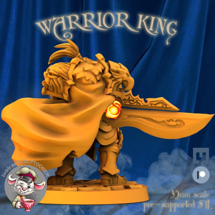 Sculptooner Warcraft Thematic Warrior King