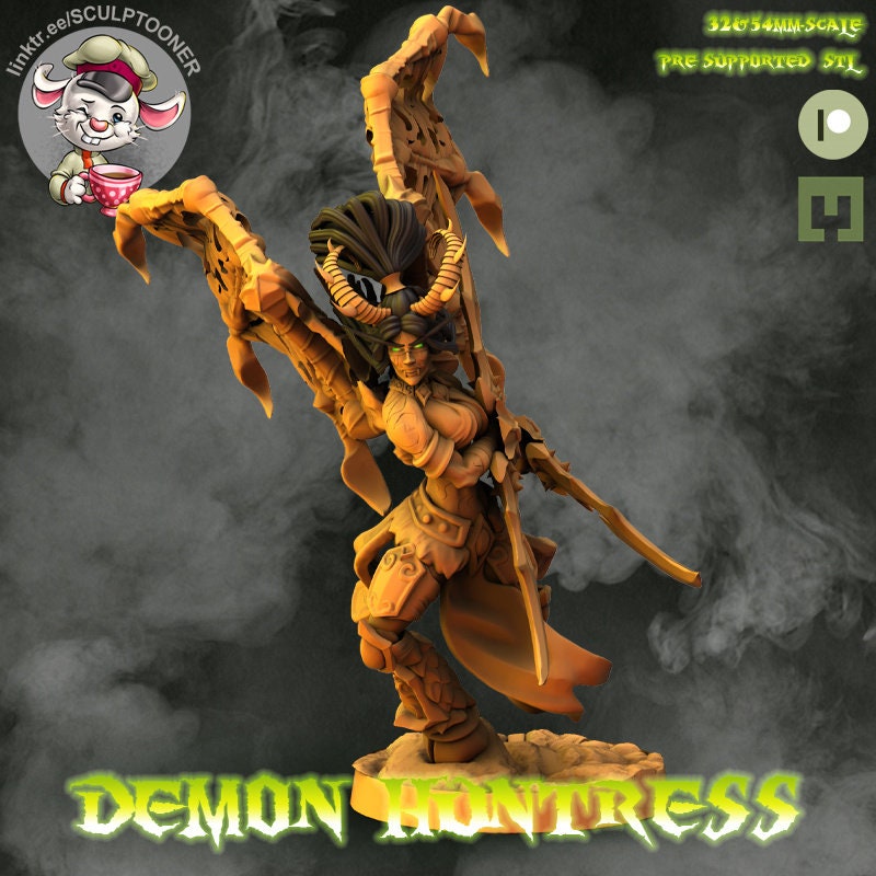 Sculptooner Warcraft Thematic Demon Huntress
