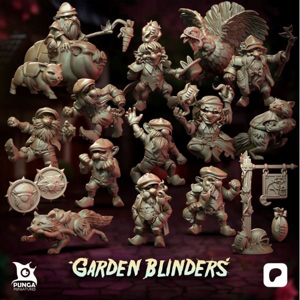 Punga Garden Blinders Gnome Fantasy Football Team