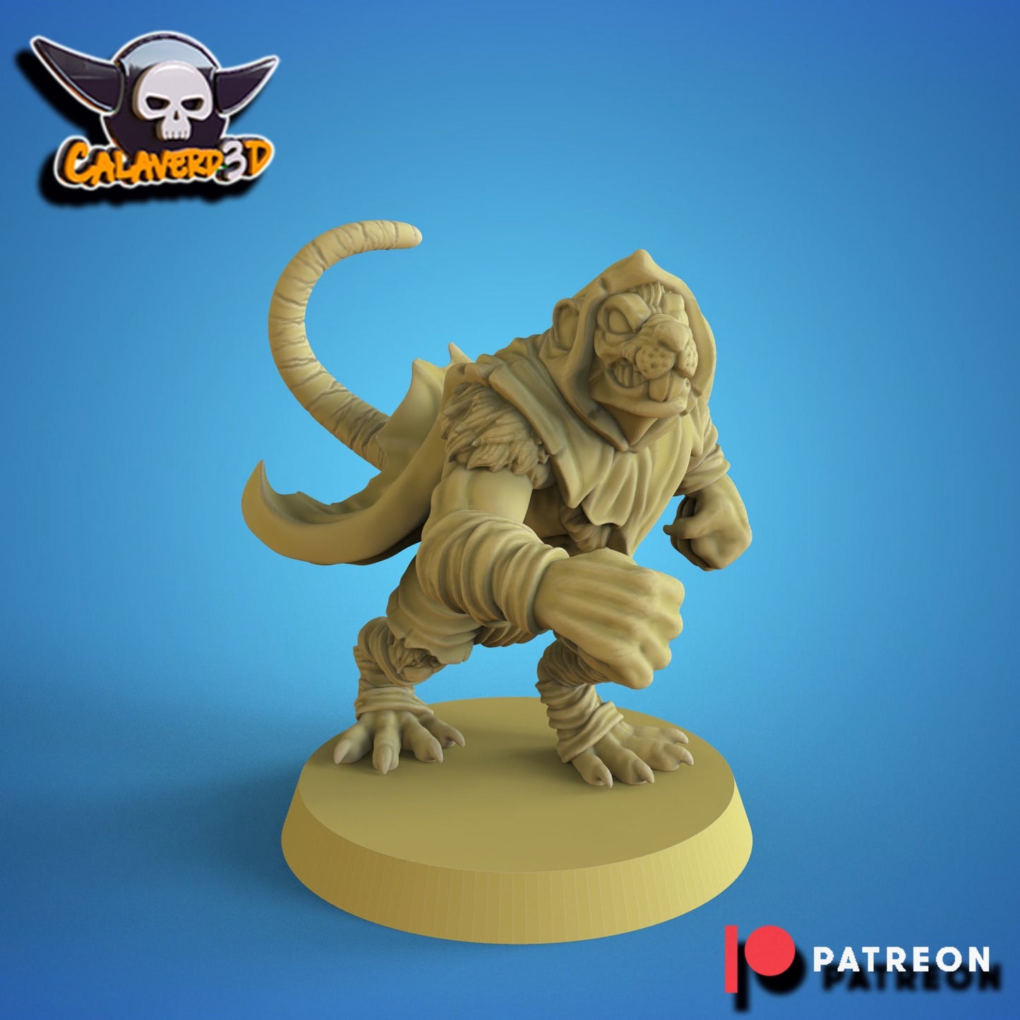Calaverd3D Guardians of the Sewer Ratmen Fantasy Football Team