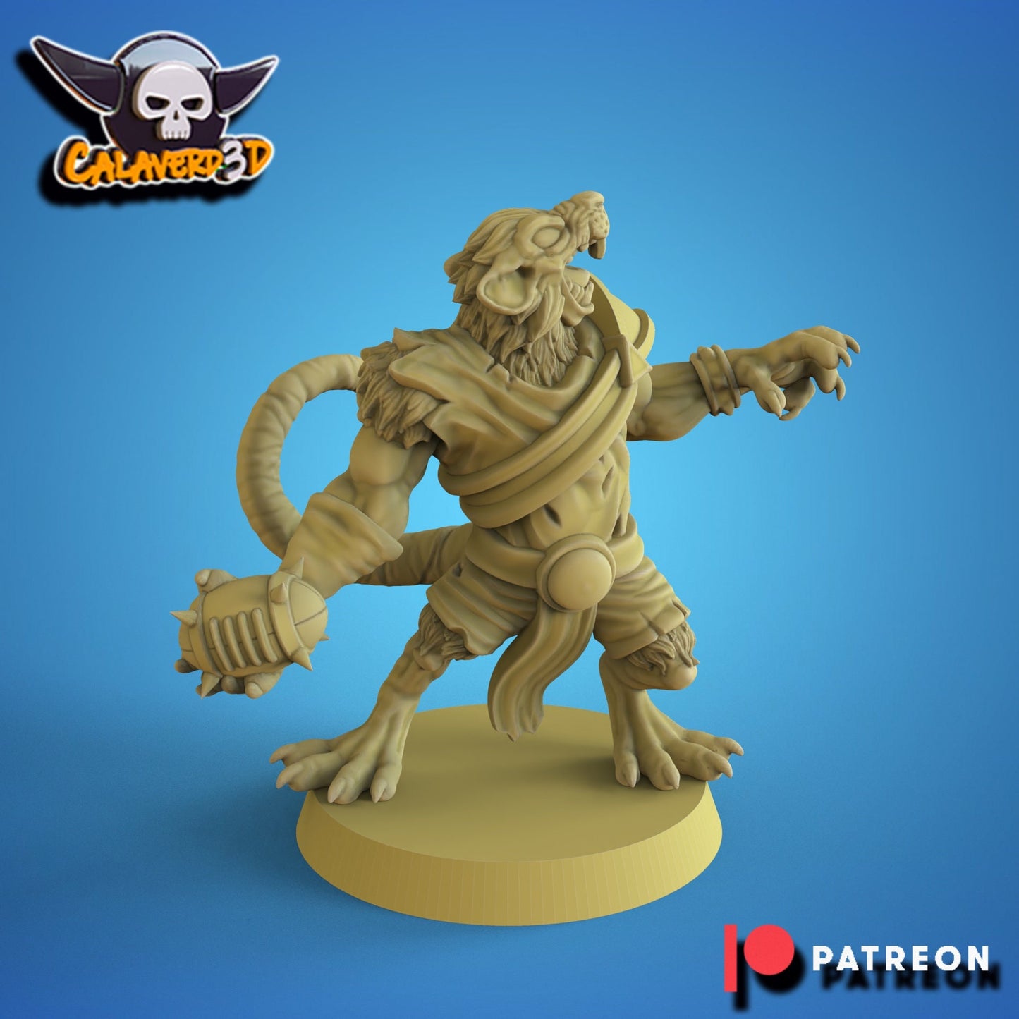 Calaverd3D Guardians of the Sewer Ratmen Fantasy Football Team