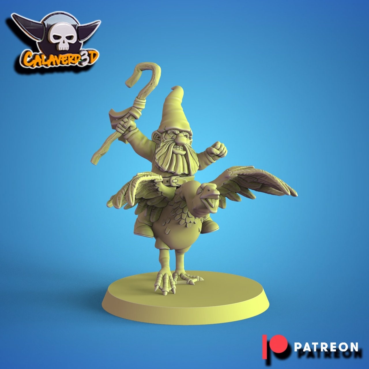 Calaverd3D Gnome Garden Bad Asses Fantasy Football Team