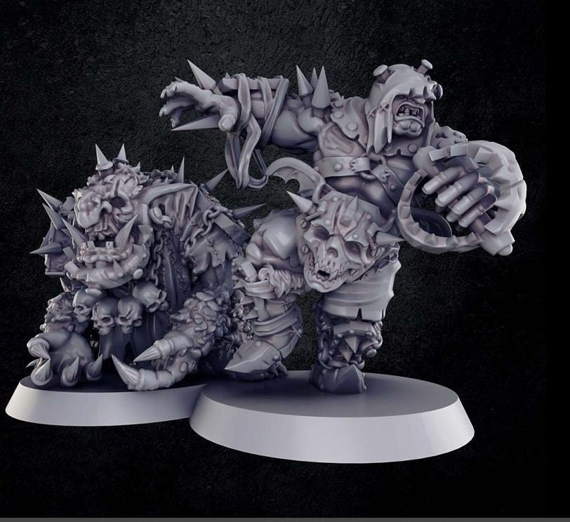 fantasy football helmets monster zombie Rakovendetta Estudio Zombie Necromancer Fantasy Football Team – JG Forge