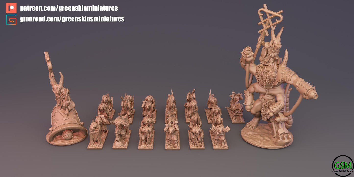 10mm Vermin Clans Army by Greenskin Miniatures