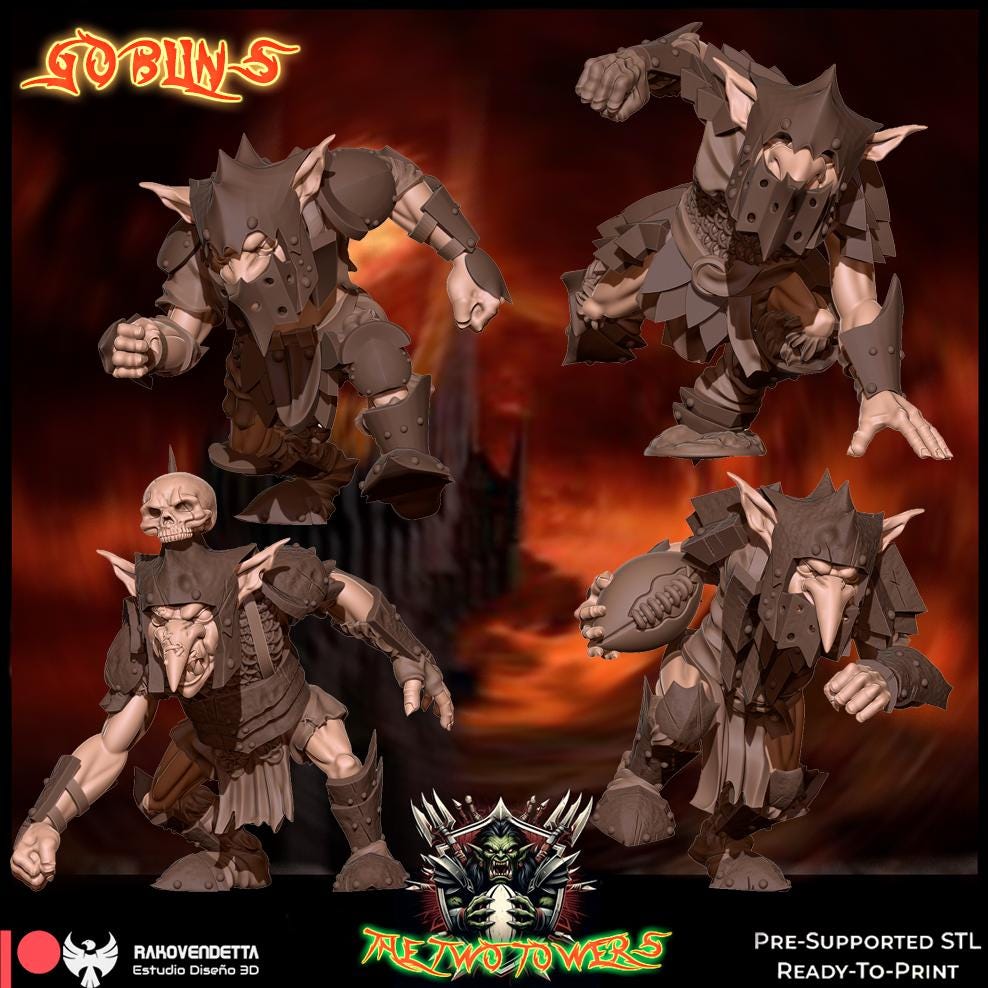 Rakovendetta Two Towers Orc Fantasy Football Team