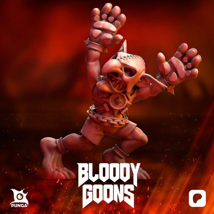 Punga Bloody Goons Ogre Fantasy Football Team